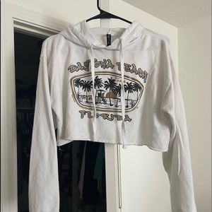 Crop top hoodie